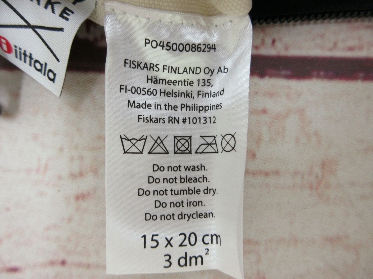 ISSEY MIYAKE iittala イッセイミヤケ イッタラ ポーチ PO4500086294 Made in Philippines 100%Polyester PLEATS PLEASE プリーツプリーズの画像6