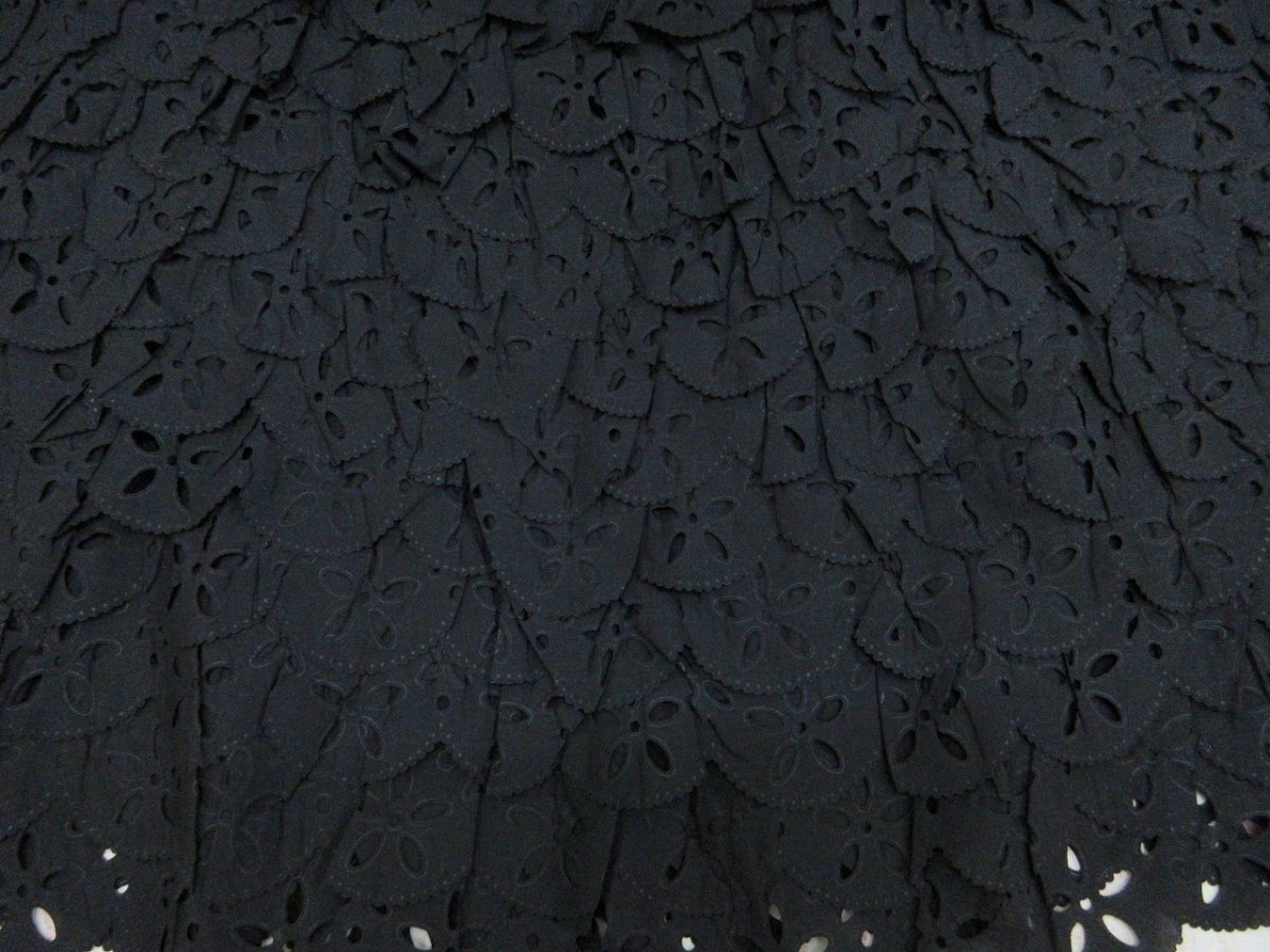ISSEY MIYAKE イッセイミヤケ デザインスカート 2 IM11FG913 ブラック ポリエステル100% PLEATS PLEASE プリーツプリーズ_画像6