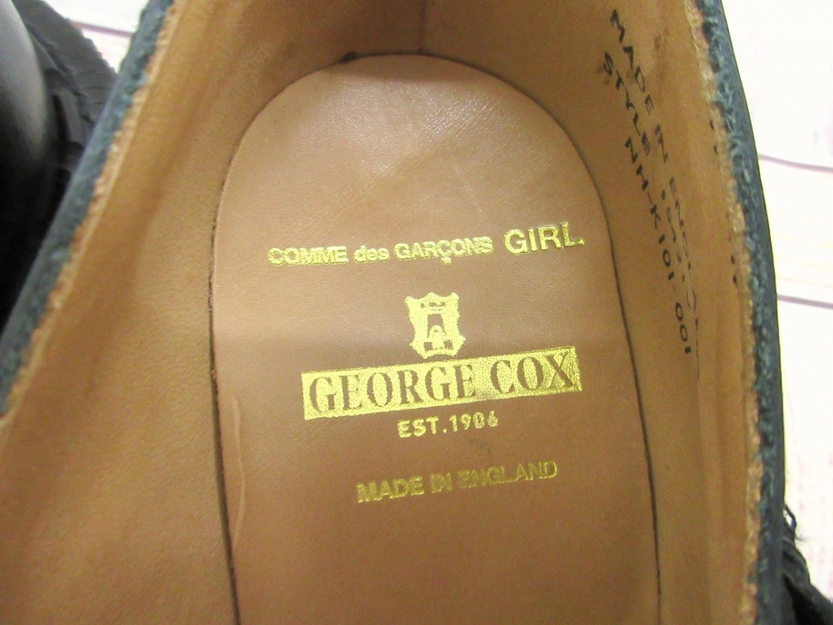 COMME des GARCONS GIRL×GEORGE COX Comme des Garcons girl George Cox shoes 3 15421V NH-K101-001 black 