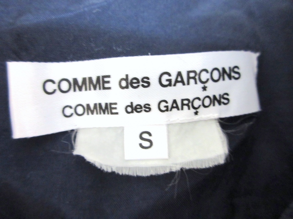 COMME des GARCONS COMME des GARCONS コムコム コムデギャルソン 丸襟フリルシャツ S ネイビー_画像5