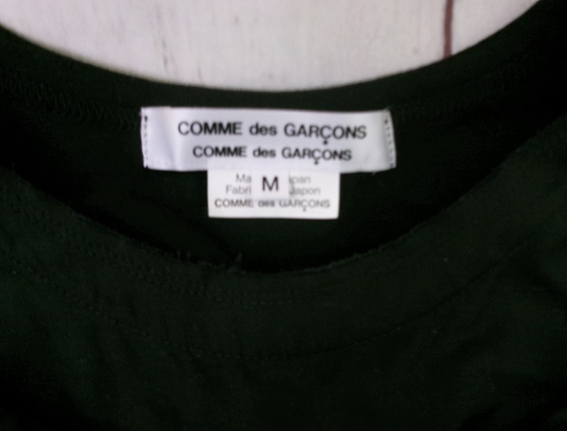 COMME des GARCONS COMME des GARCONS コムデギャルソン コムデギャルソン リボンデザインノースリーブ ブラック 綿100% M RS-T032 AD2016の画像5