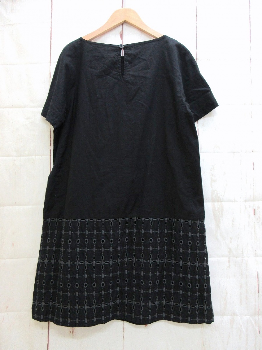 HaaT ISSEY MIYAKE ハート イッセイミヤケ チュニック 2 HA31FT543 ブラック 綿100% PLEATS PLEASE プリーツプリーズ_画像2