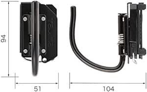 タジマ セフシステム 着脱式工具ホルダー 高強度スチール Jフック 折りたたみ SFKHI-JF 着脱楽々 ベルトに後から装着可能_画像4