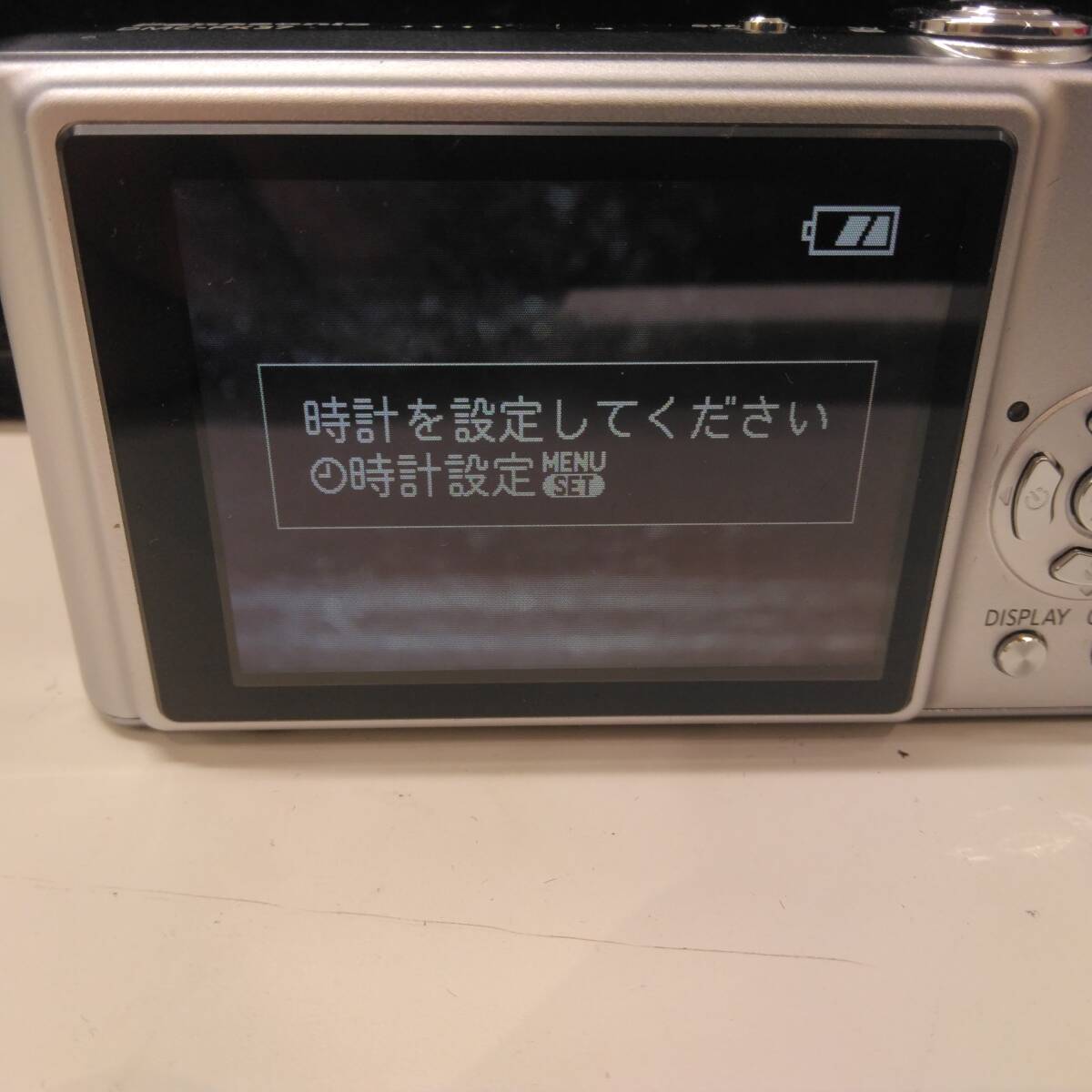 #16760 цифровая камера Panasonic Panasonic LUMIX Lumix DMC-FX37 серебряный электризация проверка settled фотосъемка не проверка вскрыть settled фотобумага. дополнение б/у товар 