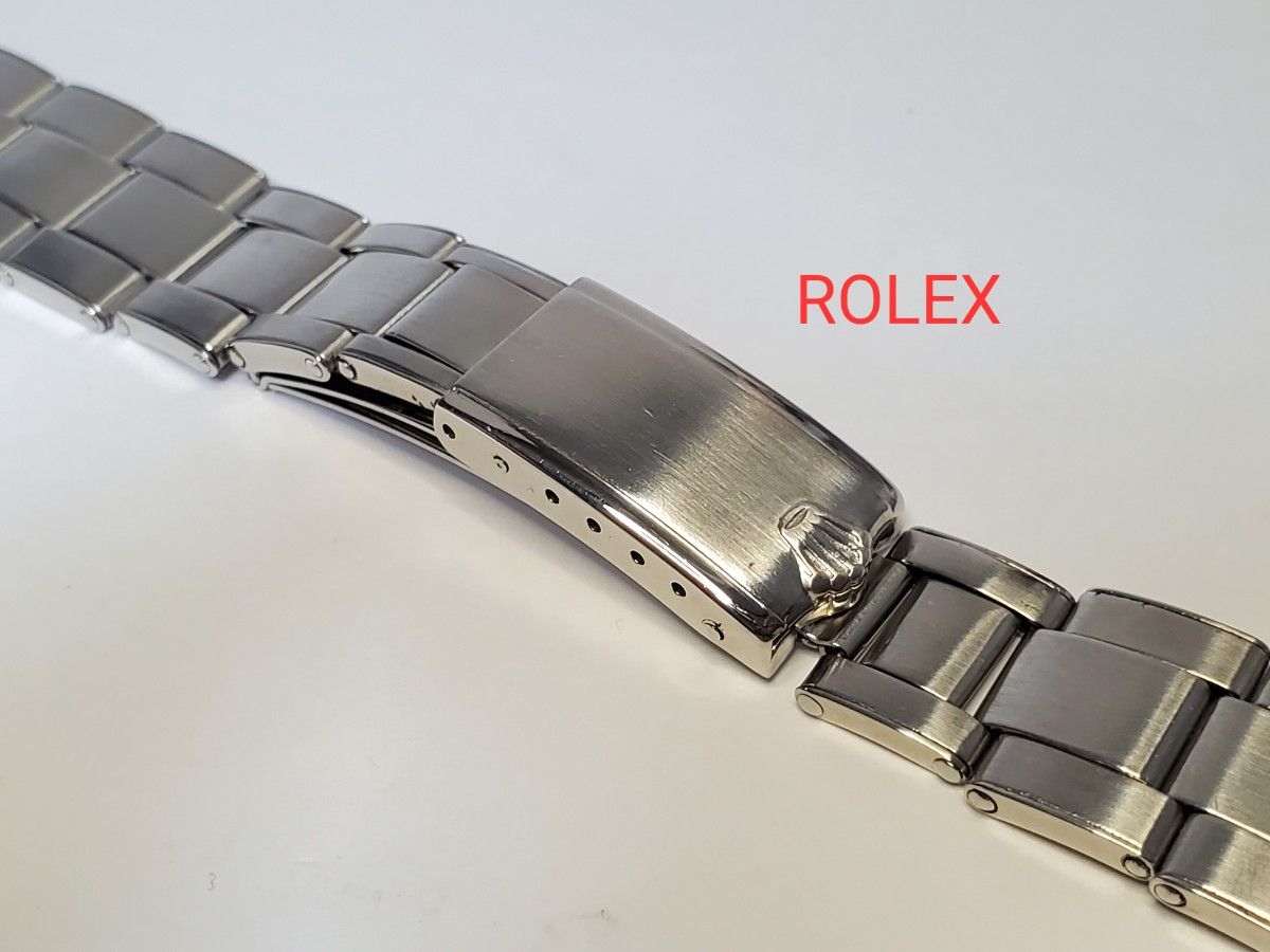 ロレックス 希少 リベットブレス 出べそ19㎜ ベルト 純正 正規品 ヴィンテージ SS メンズ腕時計 7205 60 ROLEX