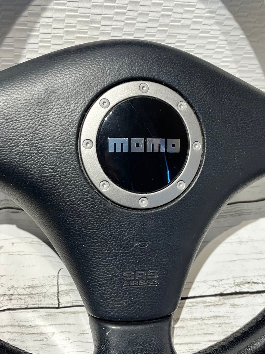 純正 革巻きステアリング MOMO モモ ダイハツ 中古品 エアバック 純正 革巻きステアリング MOMO モモ ダイハツ 中古品 エアバック