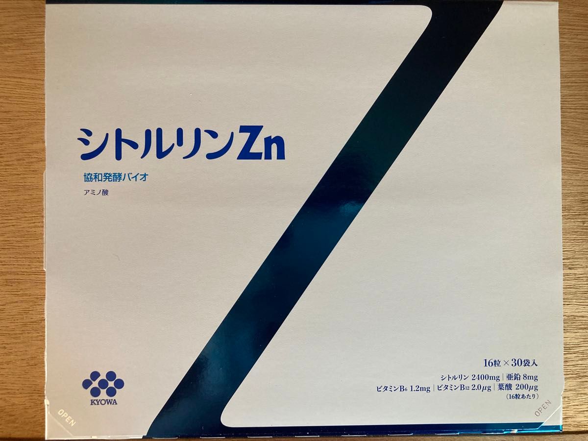 協和発酵バイオ シトルリンZn 16粒×30袋