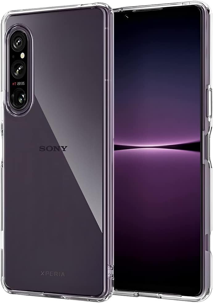 SONYXperia1Ⅴ用ガラスフィルムとクリアケースのセット_画像2