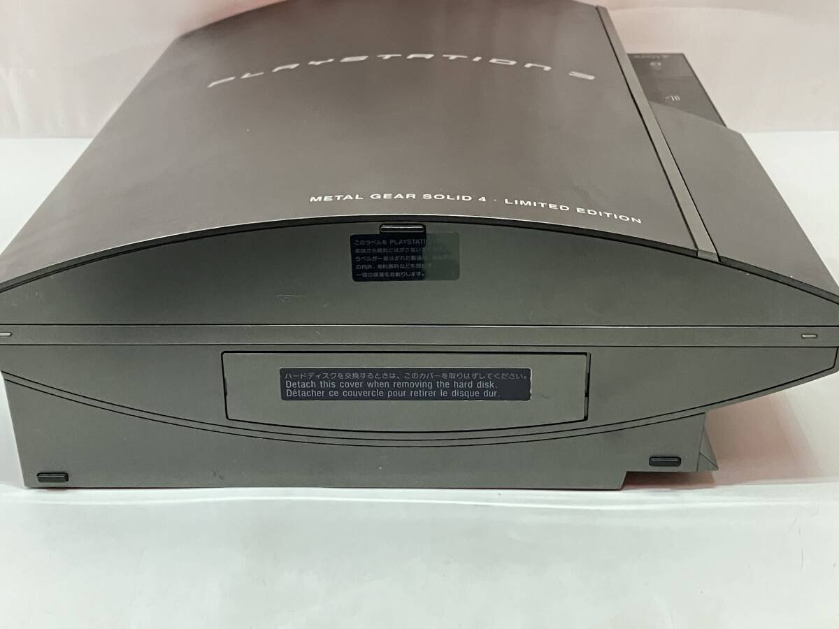 ★【同梱不可】中古品 SONY ソニー PS3 PlayStation3本体 メタルギアソリッド4 プレミアムパック 鋼 -HAGANE-