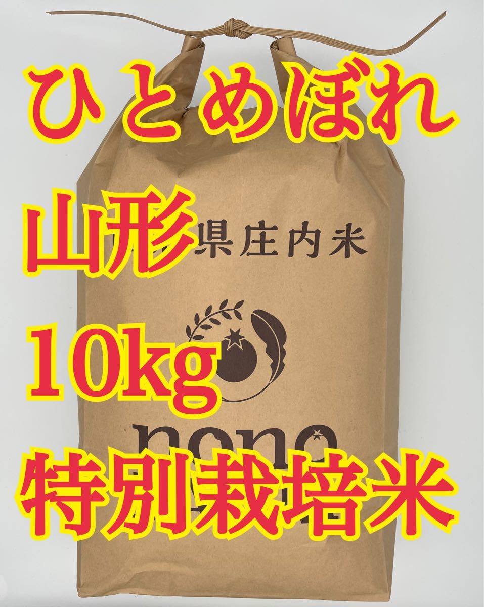 ひとめぼれ　10kg 山形　令和5年　特別栽培米