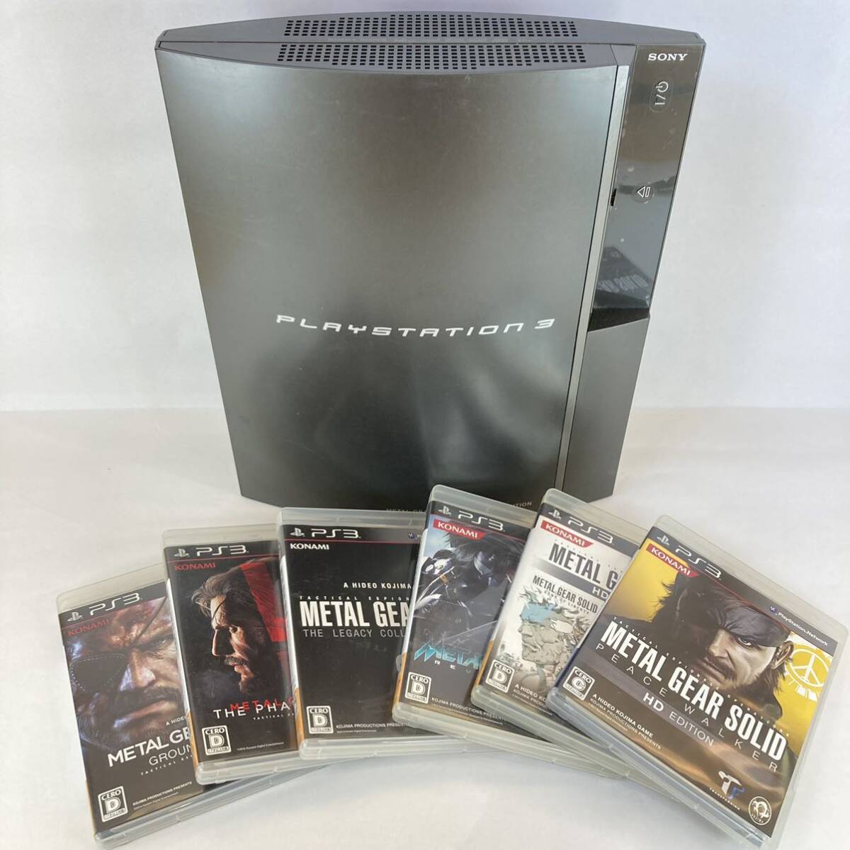 ● PS3 CECHH00 METAL GEAR SOLID4 LIMITED EDITION 本体 ジャンク メタルギアソリッド ピースウォーカー HD レガシー コレクションの画像1