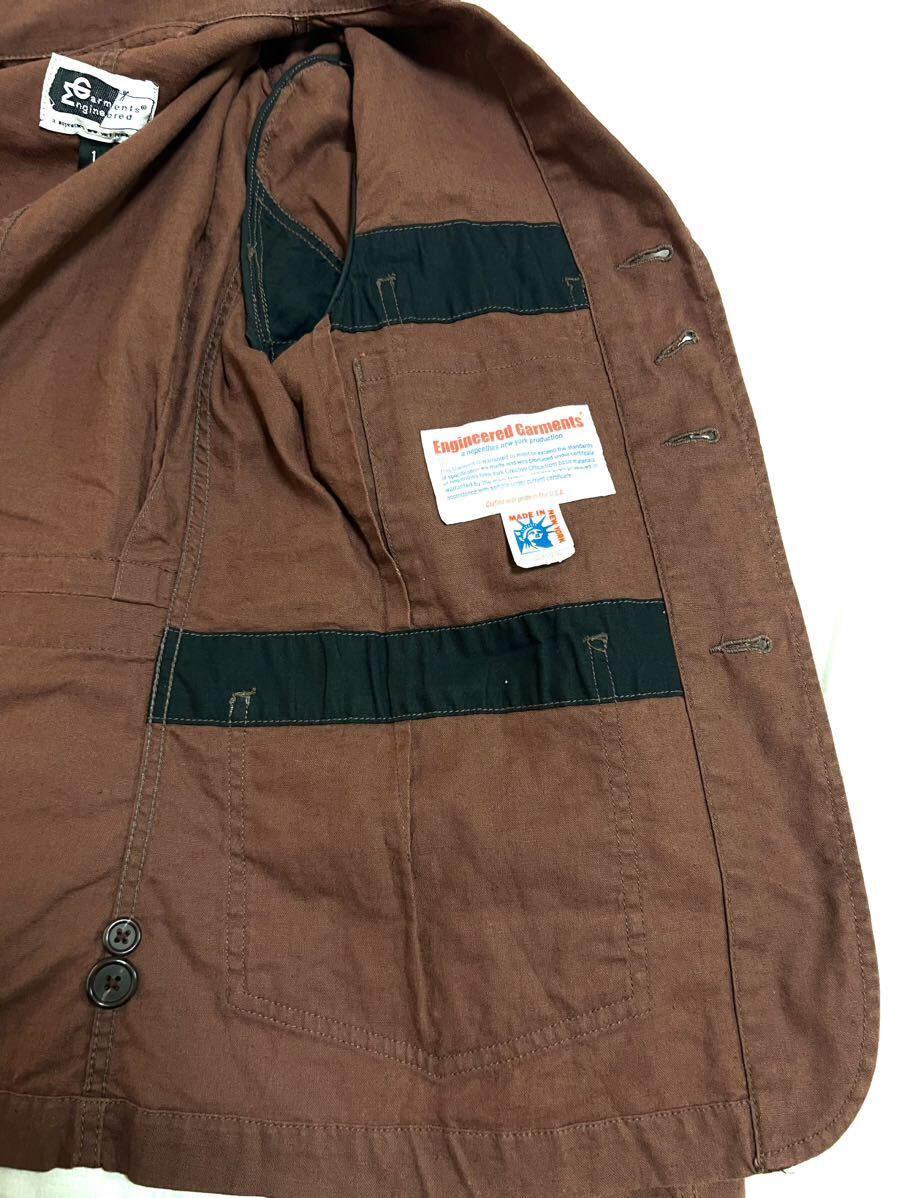 エンジニアードガーメンツ Engineered Garments ジャケット jacket リネン linenヴィンテージ vintage ネペンテス nepenthes アメカジ USA_画像4