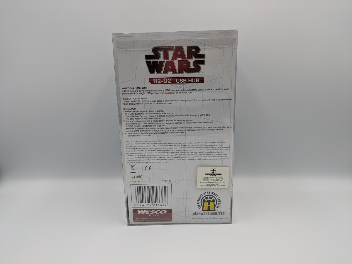 スターウォーズ R2-D2 USB HUB 4ポート USBハブ STAR WARS_画像3