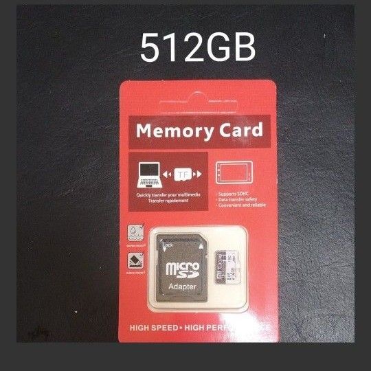 microSDカード　512GB    512ギガバイト　未使用　新品　sdカード　メモリーカード　　