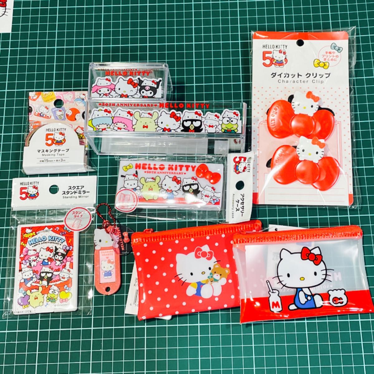 ハローキティ  hello kitty  キティちゃん　50th 50周年　グッズセット　まとめ売り　サンリオ　 SANRIO