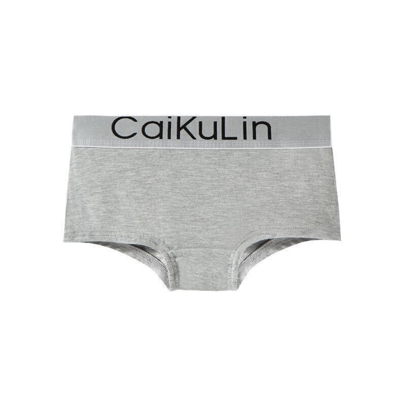 ボクサーパンツ 大きいサイズ レディース ショーツ インナー 下着 フィットネス 無地 4L 4枚セット caikulin XXXL ブラック 黒 グレーの画像5