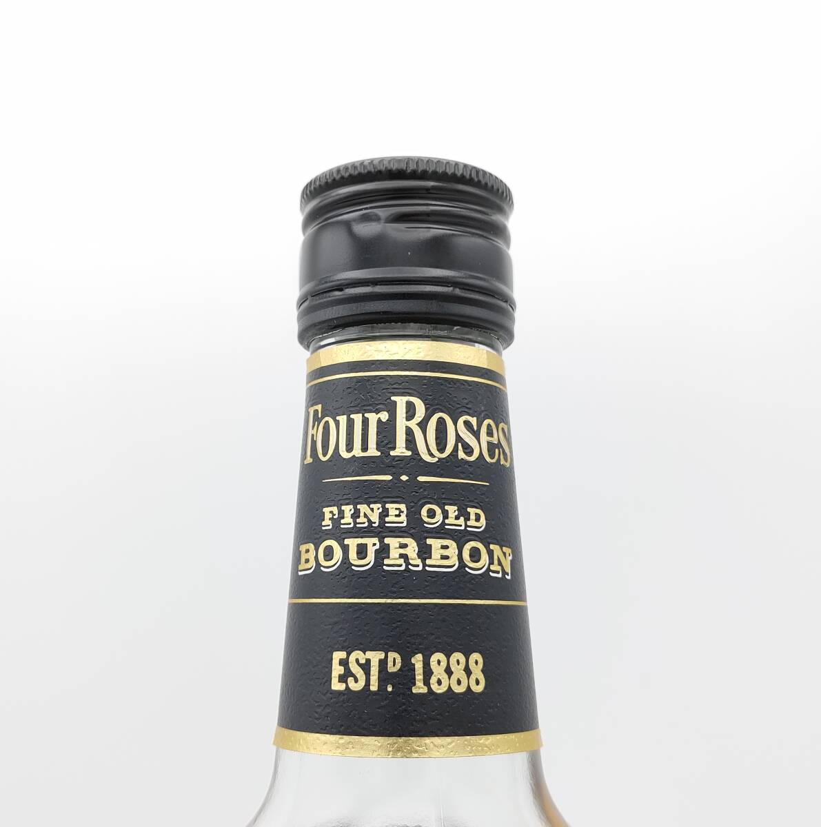 Four Roses FINE OLD KENTUCKY STRAIGHT BOURBON WHISKEY　43度　1000ml【フォアローゼズ フォアローゼス ブラック ファイン オールド 黒】_画像5