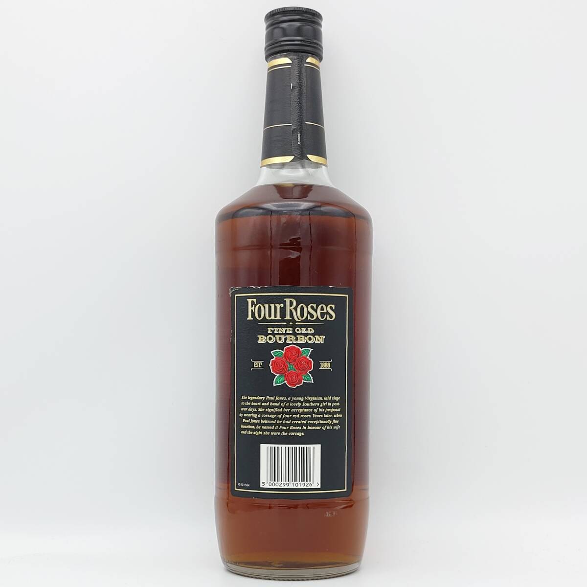 Four Roses FINE OLD KENTUCKY STRAIGHT BOURBON WHISKEY　43度　1000ml【フォアローゼズ フォアローゼス ブラック ファイン オールド 黒】_画像3