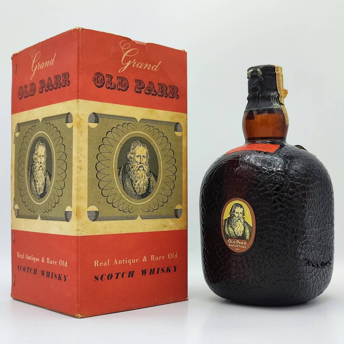 Grand Old Parr REAL ANTIQUE AND RARE OLD De Luxe Scotch Grand Old Parr REAL ANTIQUE AND RARE OLD De Luxe Scotch