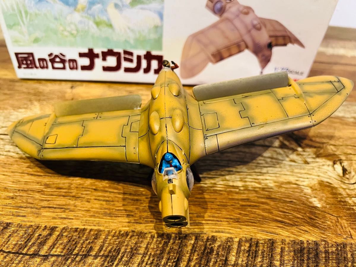 風の谷のナウシカ　ガンシップ  プラモデル　完成品　1/72 ツクバホビー　塗装済み　ジャンク　ジブリ　フィギュア　紅の豚