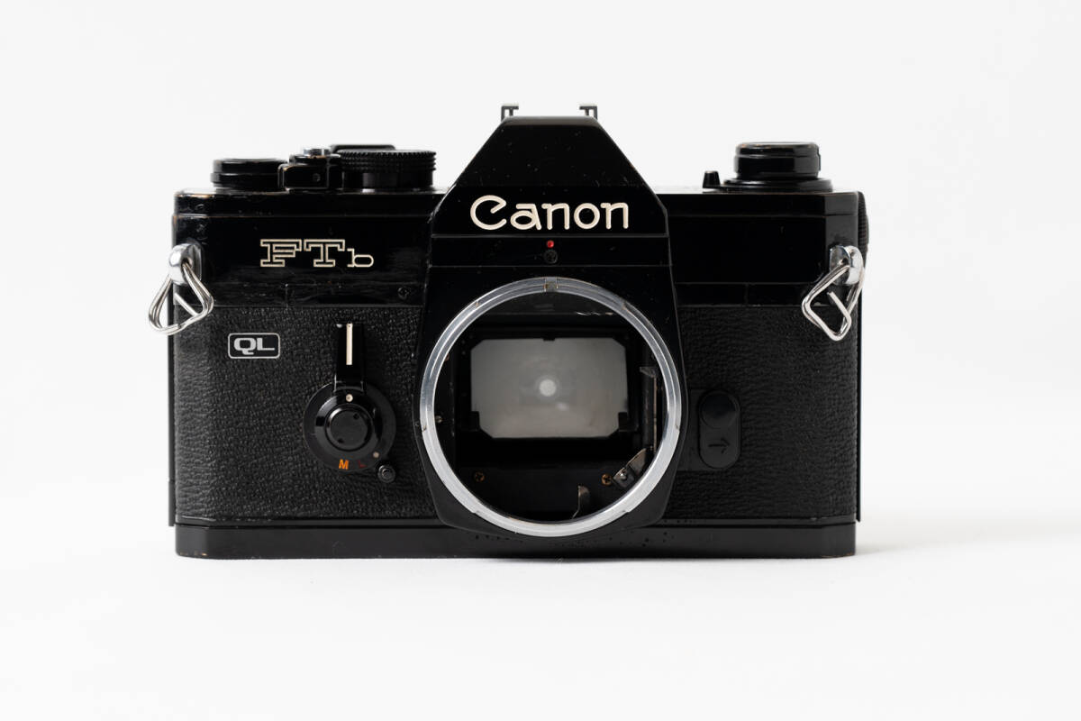 Canon FTb QL キャノン フィルムカメラ ブラックボディ シャッターOK ジャンク 一眼レフカメラ_画像1