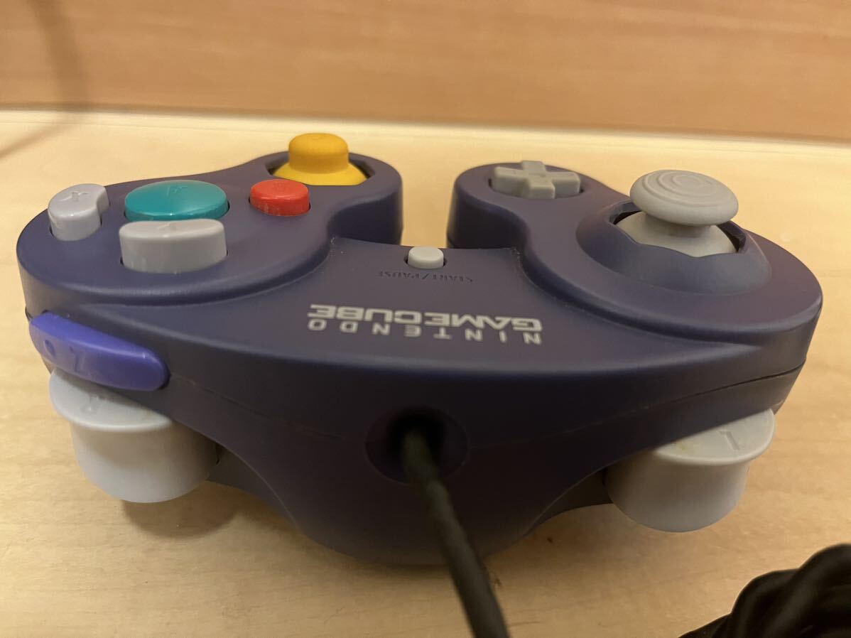 ☆ 動作良好 美品 GC ☆ ゲームキューブ コントローラー バイオレット Nintendo GAME CUBE ニンテンドー 任天堂 送料無料★の画像3