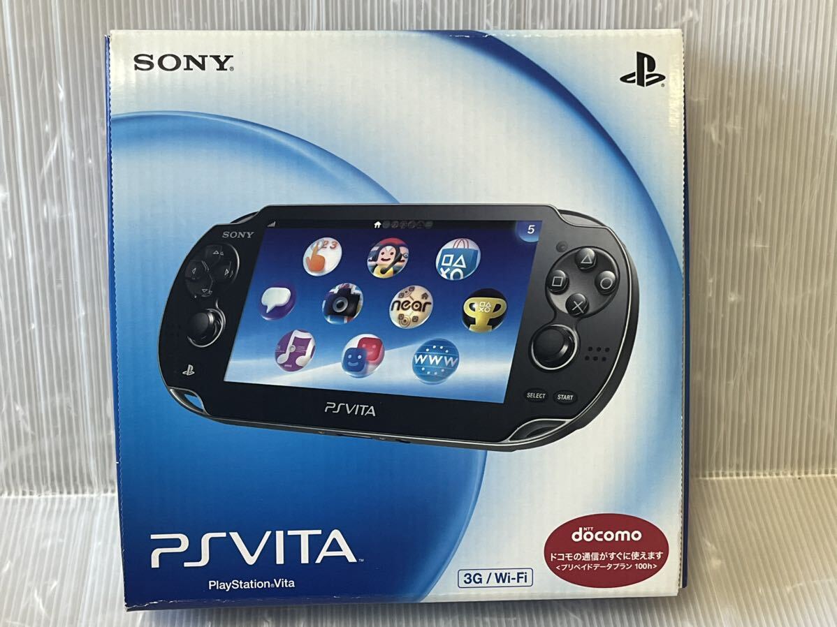 ☆電源確認のみ　未使用 極上美品　完品　PlayStation Vita PCH-1100AA01 クリスタルブラック Wi-Fiモデル PS VITA SONY 送料無料★_画像8