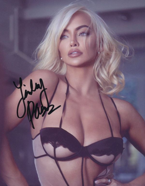 Lindsey Pelas Lynn ji-* propeller s* autograph autograph photograph * certificate COA*0127