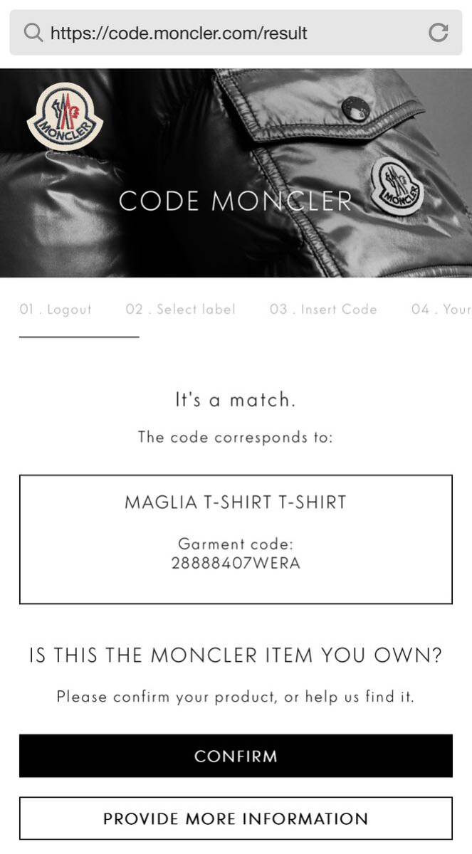 【美品】MONCLER ◆ モンクレール/ MAGLIA / Tシャツ/ L / コットン/ ホワイト_画像10