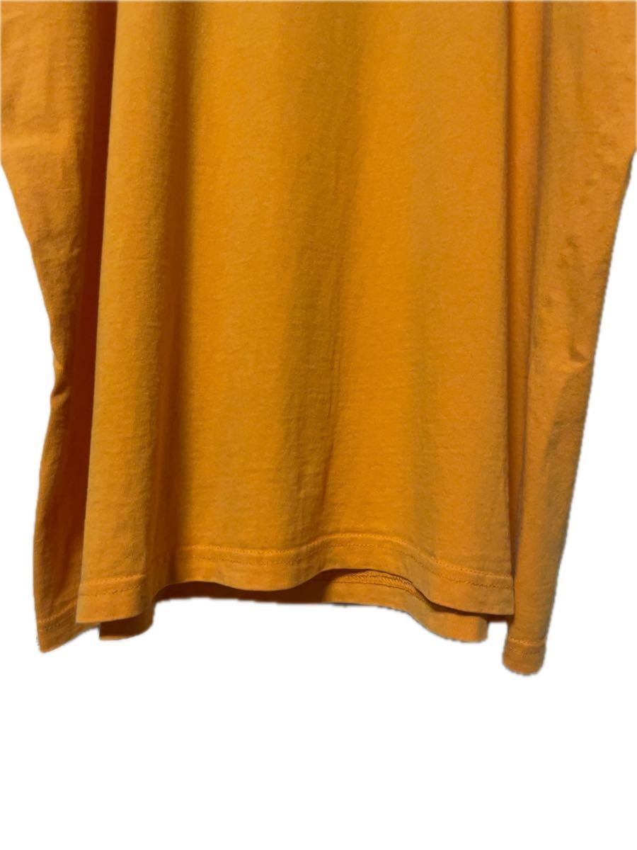 T &C Surf 半袖Tシャツ　4L 大きいサイズ　オレンジ　ビタミンカラー　メンズ　レディース　ボーイズ　ガールズ　体型カバー