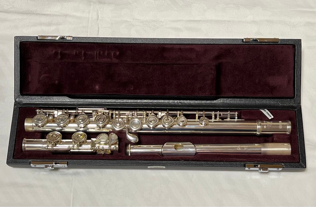 YAMAHA フルート YFL-412 ケース ケースカバー 取扱説明書付き YAMAHA フルート YFL-412 ケース ケースカバー 取扱説明書付き