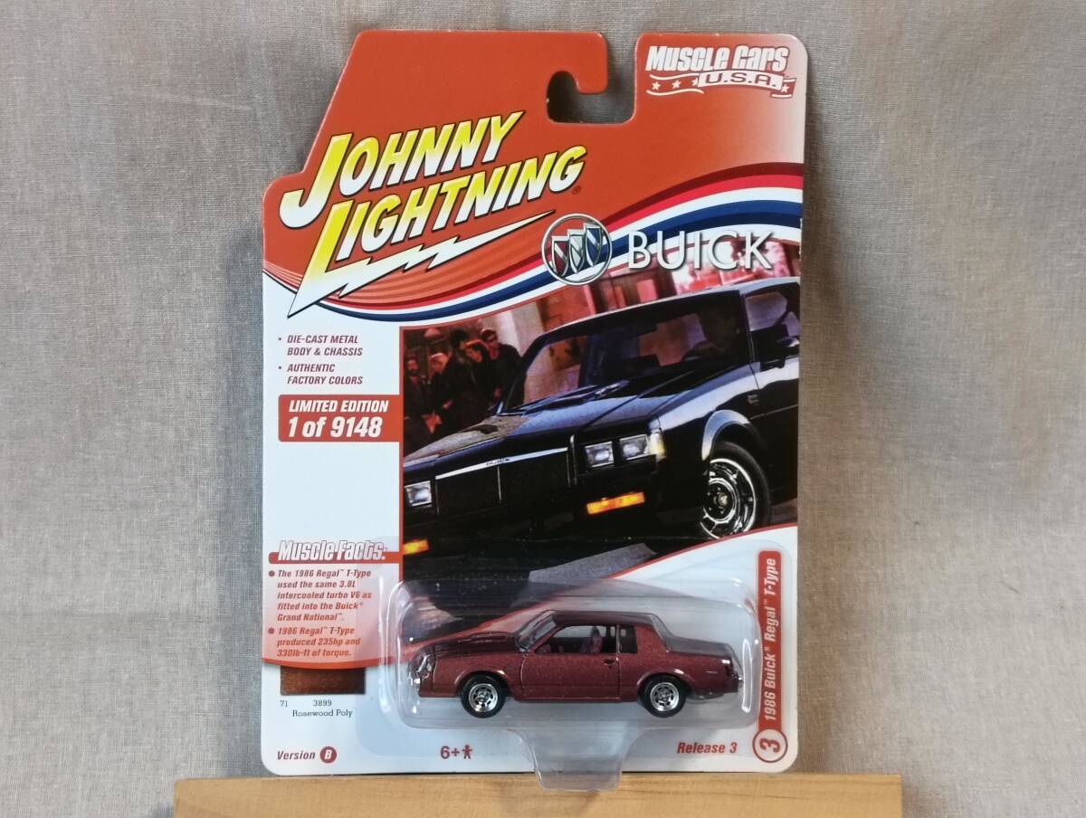 ■未開封■ JOHNNY LIGHTNING 1/64 1986 Buick Regal T-Type ジョニーライトニングの画像1