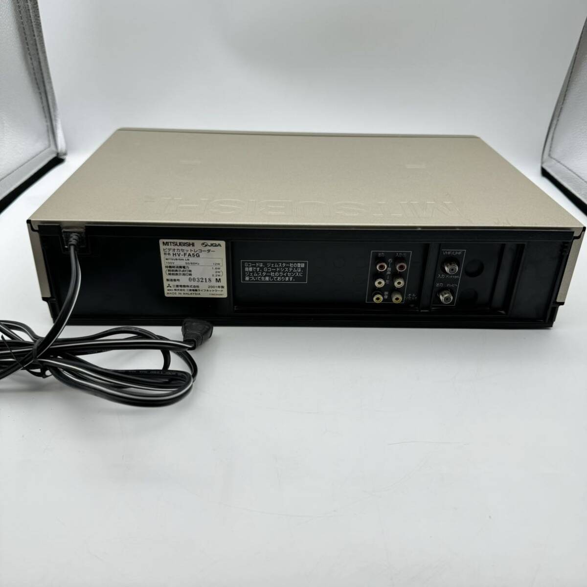 MITSUBISHI Mitsubishi SuperWinder 500 VHS видеодека кассетная магнитола HV-FA5G Gold Junk retro подлинная вещь с дистанционным пультом 