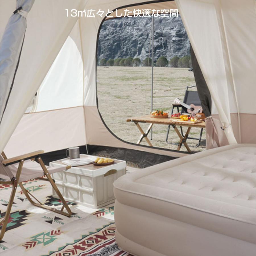 Naturehike ワンタッチ テント　交換対応フライシート単品　　4~6人用 ロッジ型テント 小部屋テント　パークテント キャンプテント_画像5