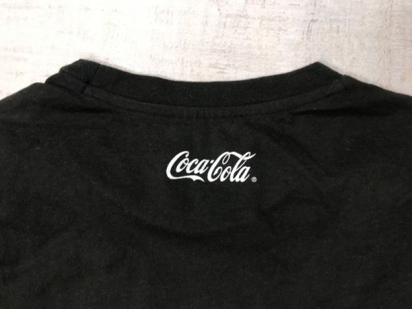 コカコーラ Coca-Cola 企業物 卓球 日本代表 オリンピック 五輪 スポーツ 張本智和 丹羽孝希 半袖Tシャツ カットソー メンズ 黒_画像3