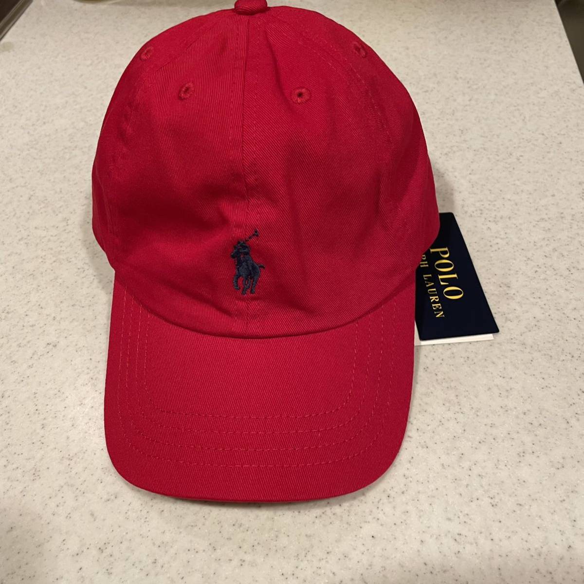 【POLO RALPH LAUREN】CLASSIC SPORT CAP　ポロラルフローレン　クラシックスポーツキャップ　帽子　赤　レッド_画像3