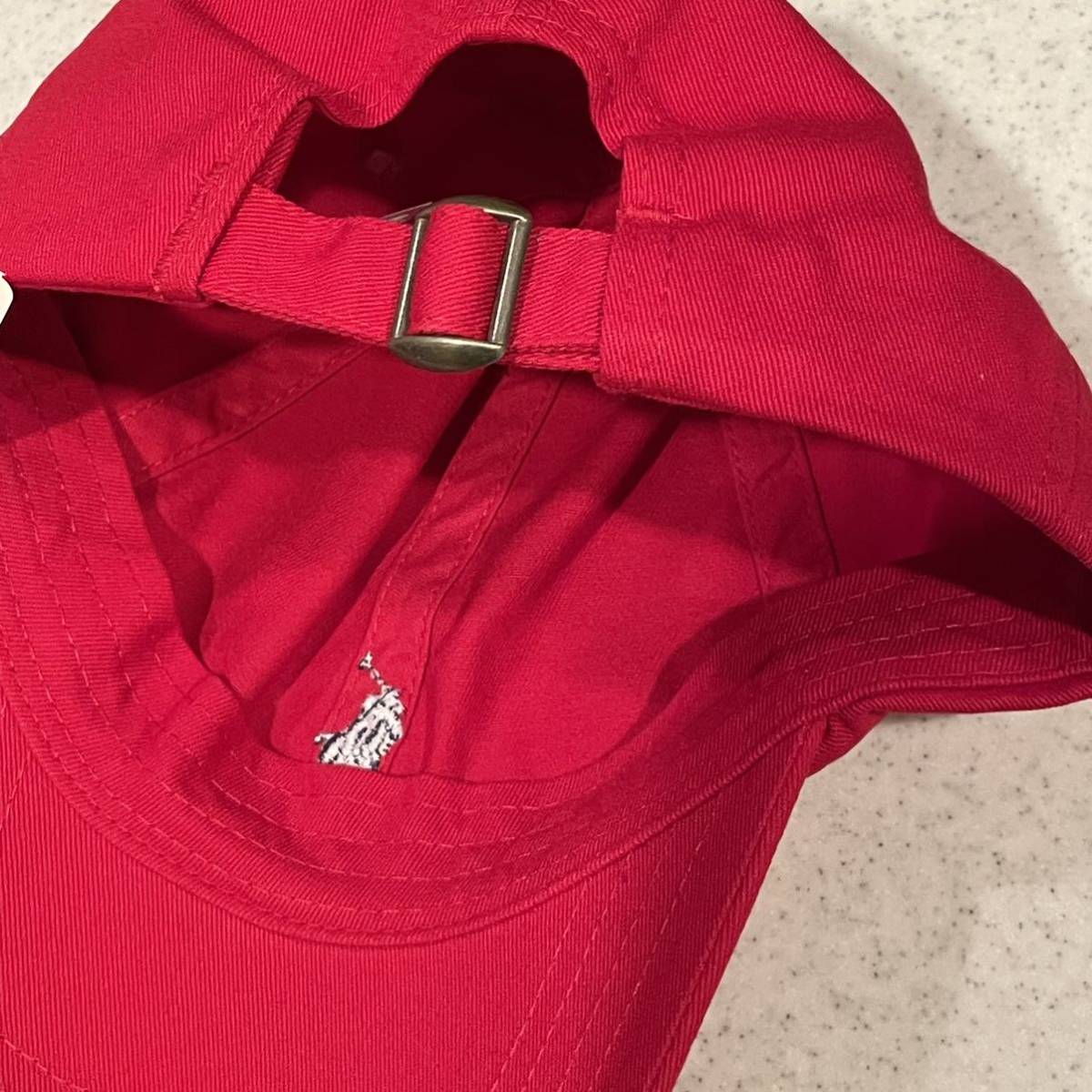 【POLO RALPH LAUREN】CLASSIC SPORT CAP　ポロラルフローレン　クラシックスポーツキャップ　帽子　赤　レッド_画像5