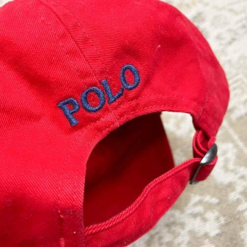 【POLO RALPH LAUREN】CLASSIC SPORT CAP　ポロラルフローレン　クラシックスポーツキャップ　帽子　赤　レッド_画像2