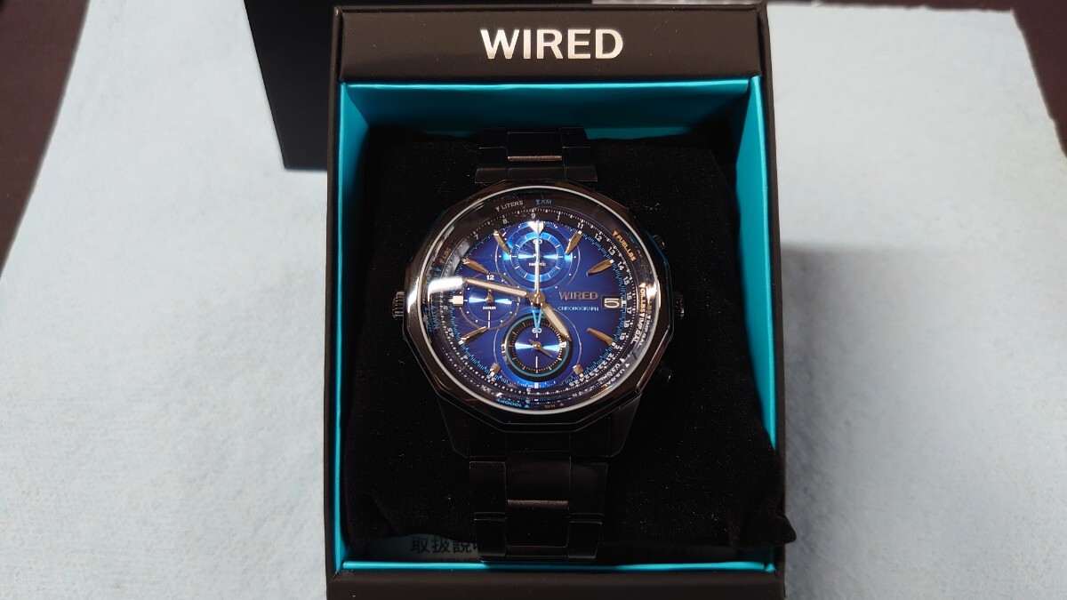 【SEIKO WIRED】VK67-K090 Chronograph Watch with Conversion Scale 腕時計 ワイアード セイコー F-1の画像1