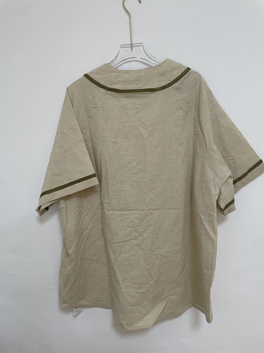 KAPITAL キャピタル inen baseball shirt リネン GREAT KOUNTRYベースボールシャツ 希少 中古 サイズ：Lの画像2