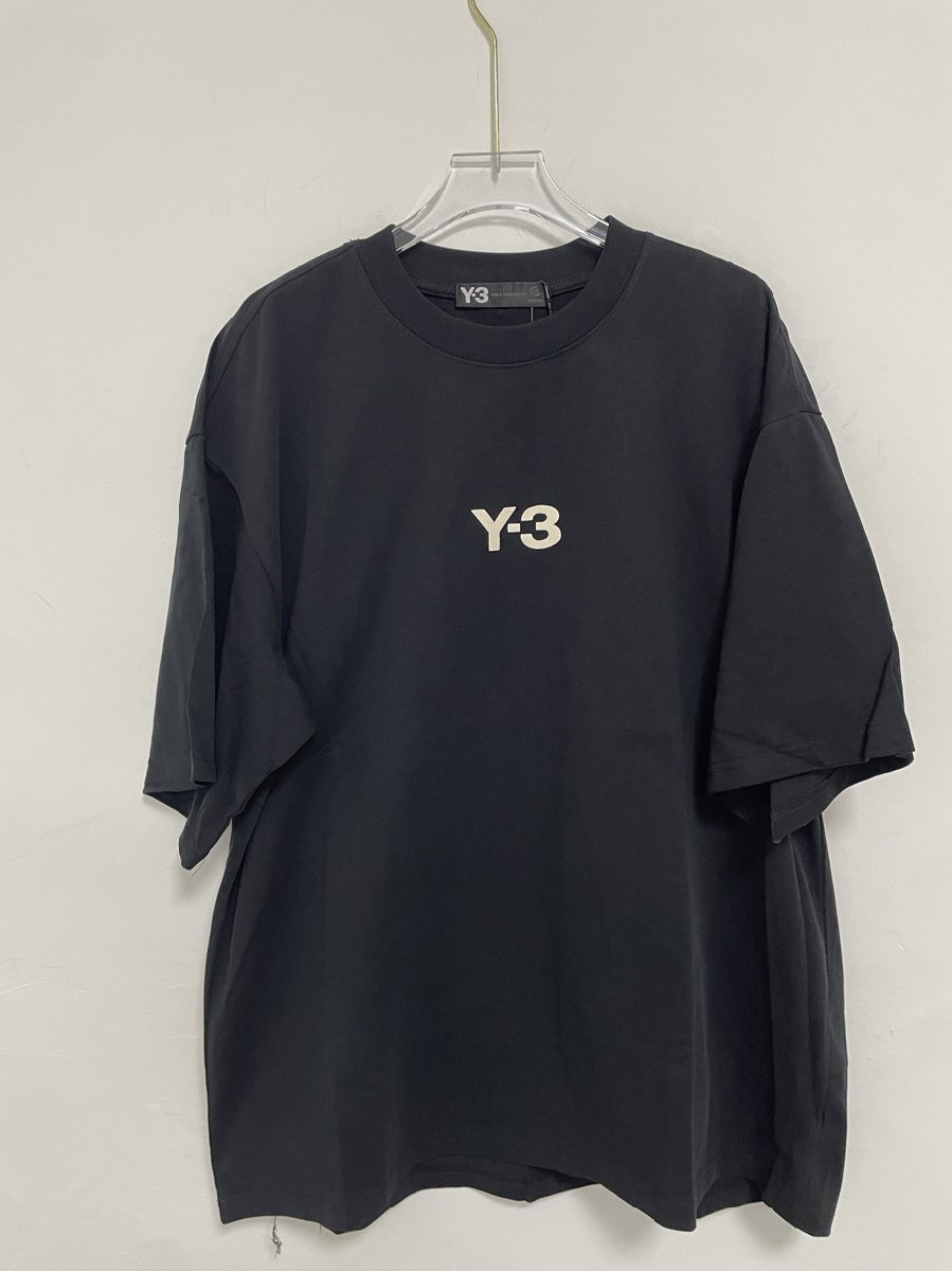 Yohji Yamamoto ヨウジヤマモト Y-3 半袖シャツ 半袖 ステキ ファッション 流行 ブラック 人気 中古 Ｍ JN 1の画像4