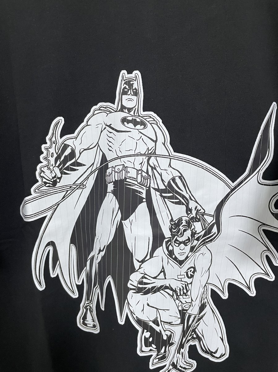 LANVIN ランバン Batman Tシャツ 半袖 希少 中古 ブラック コットン ラウンドネック Mサイズ_画像2