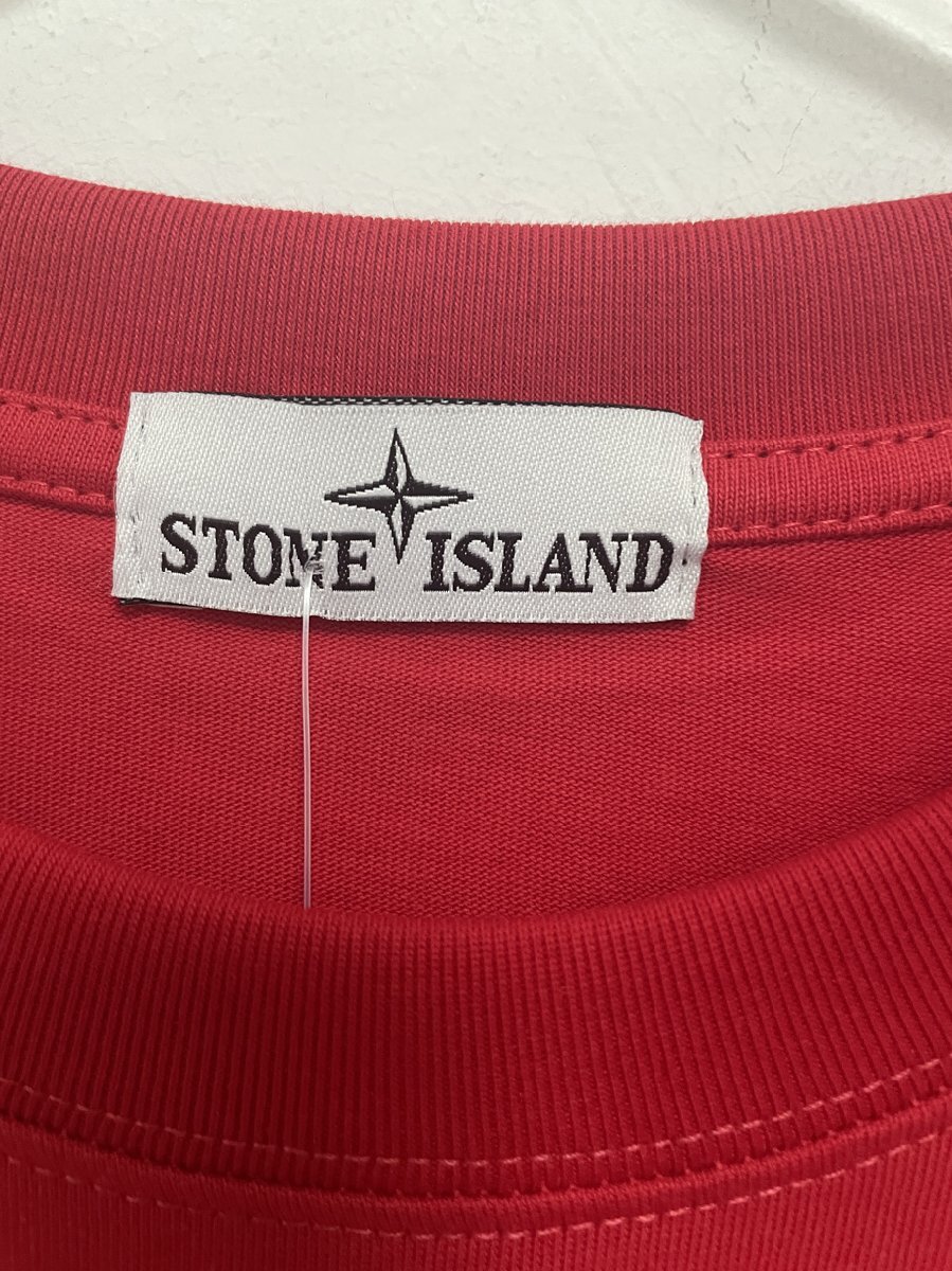STONE ISLAND ストーンアイランド ドラコン 半袖 Tシャツ レッド 赤 希少 中古 Mサイズ_画像2