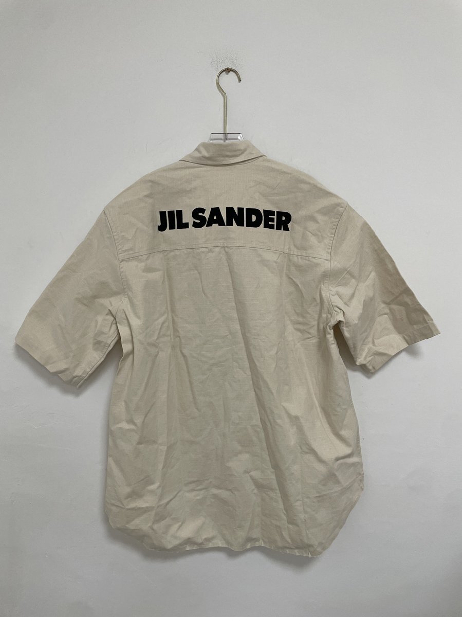 Jil Sander ジルサンダー MALFILE SELVEDGE CANVAS SHIRTシャツ シャツ 希少 中古 サイズ:40_画像1