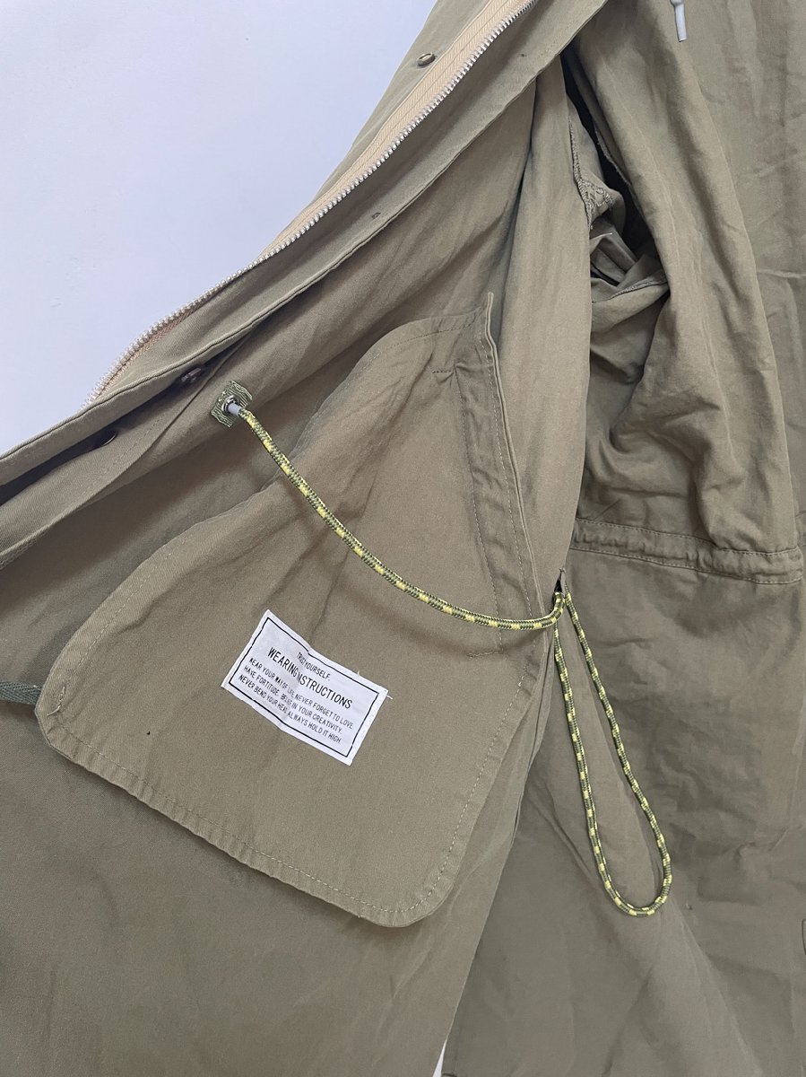 MAISON MIHARA YASUHIRO メゾンミハラヤスヒロ Rickowens bauhaus fishtail parka リックオウエンスジャケット 希少 中古 サイズ:M_画像6