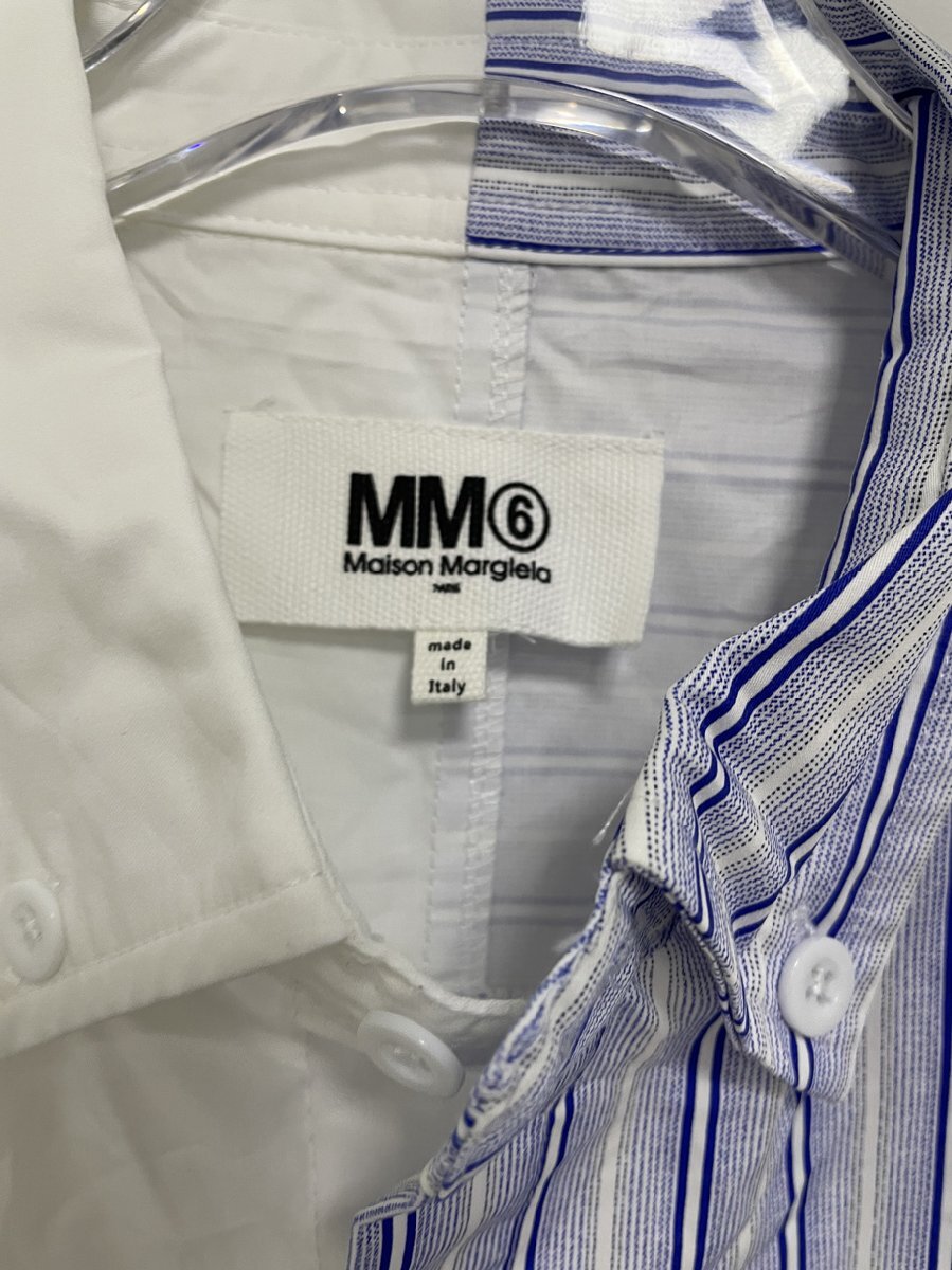 Maison Margiela メゾンマルジェラ MM6 Long-sleeved Shirt 希少 中古 ホワイト Mサイズ_画像3