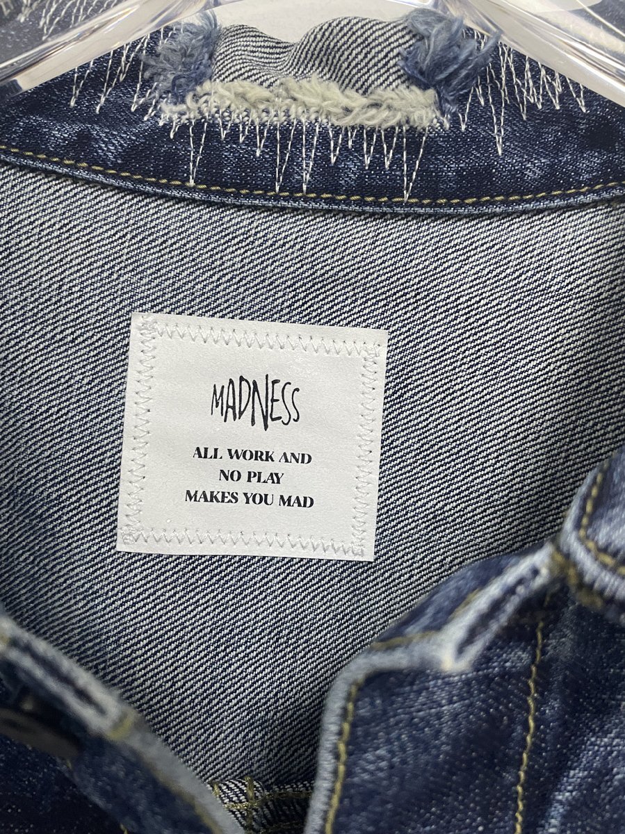 MADNESS X N.HOOLYWOOD N.ハリウッド DENIM JACKET jacket デニムジャケット（メンズ）希少 中古 Mサイズ_画像6