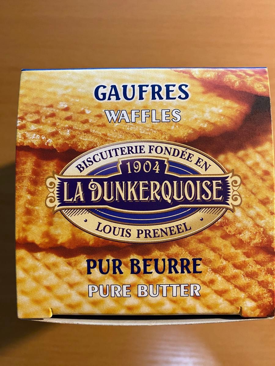 【入手困難】フランス菓子　LA DUNKERQUOISE ワッフル　ピュアバター　2個セット