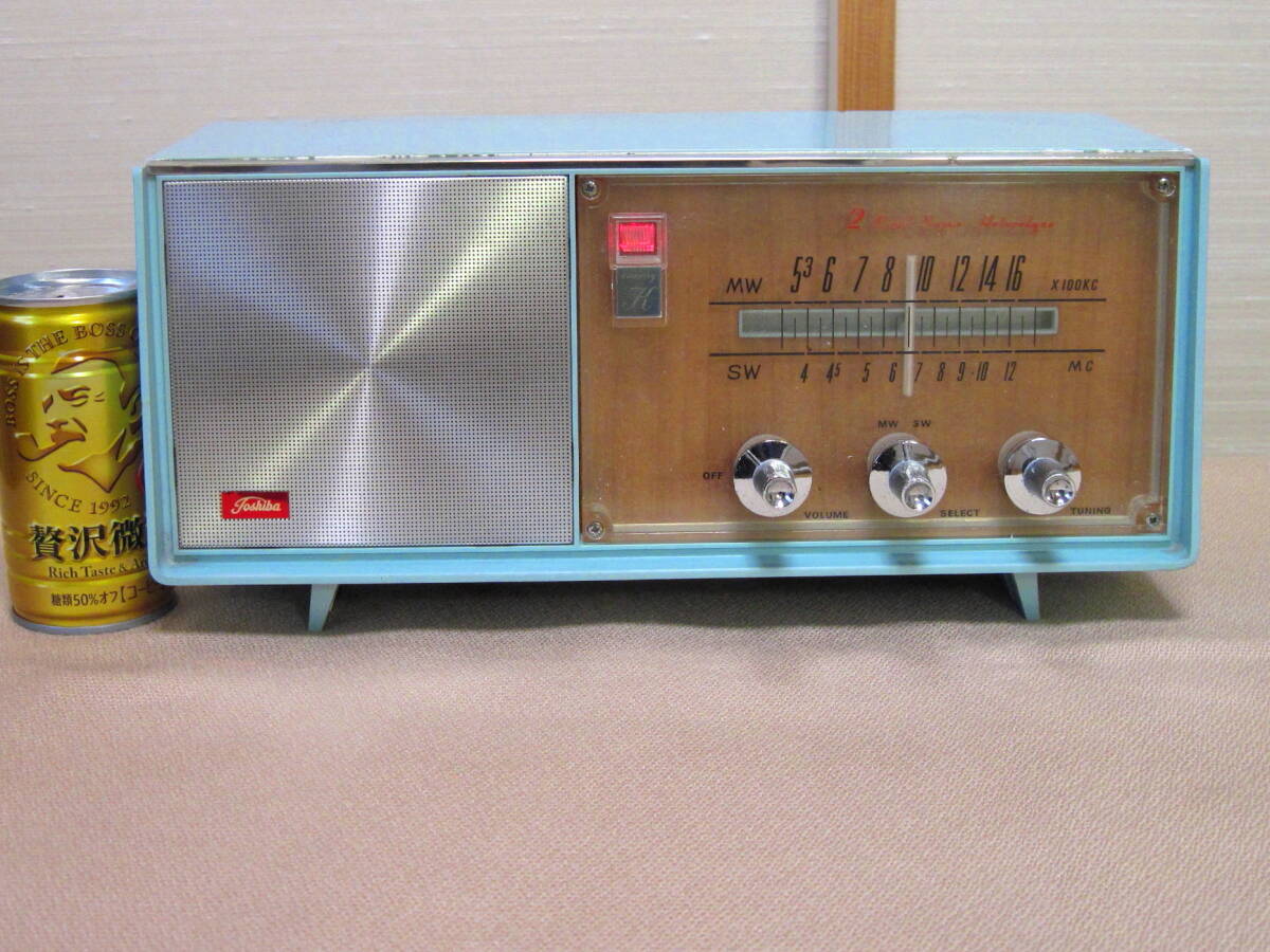 * rare * Toshiba vacuum tube radio [ considerably .K]* service completed *... sound ..... *