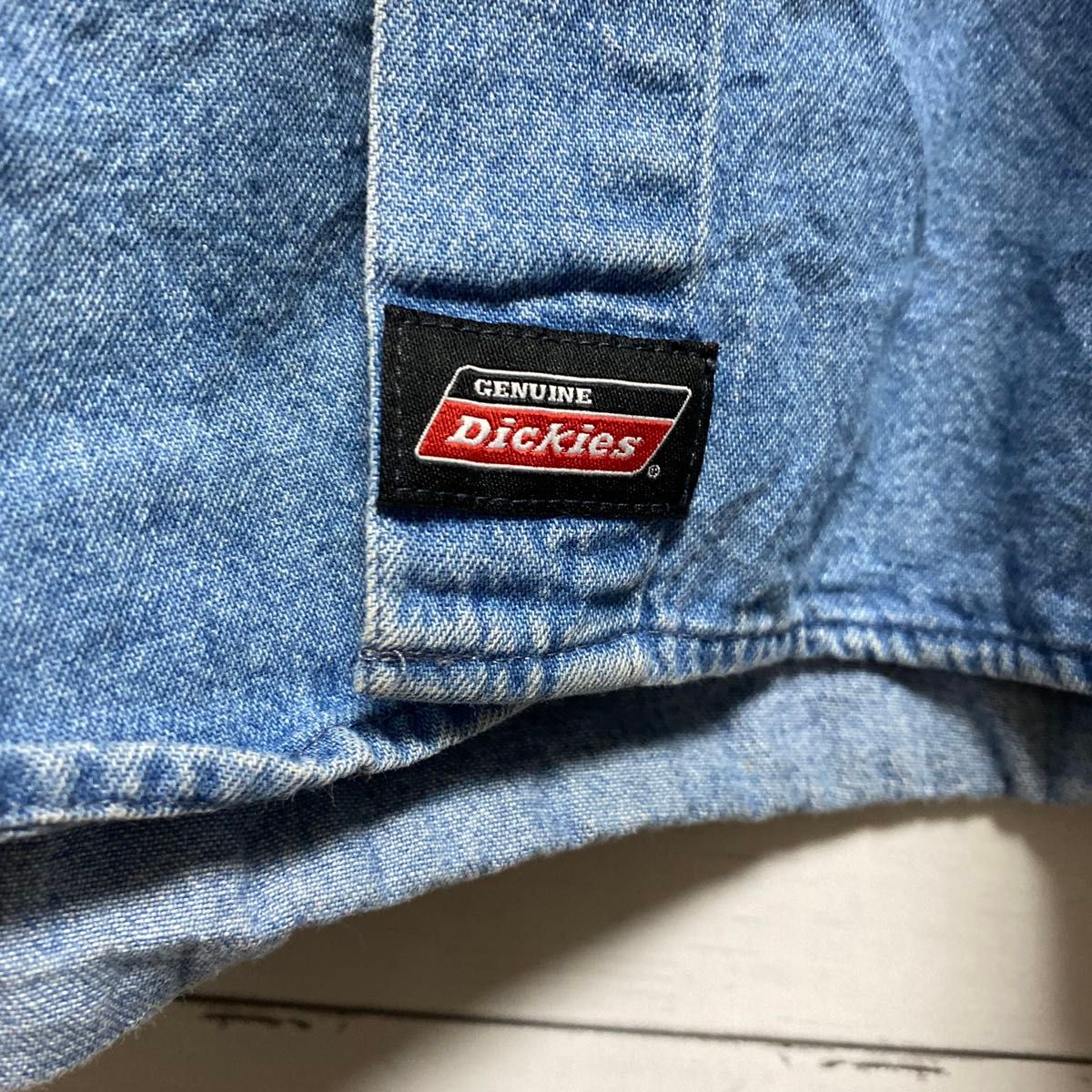 Dickies　長袖デニムシャツ　ボタンダウン 90′s